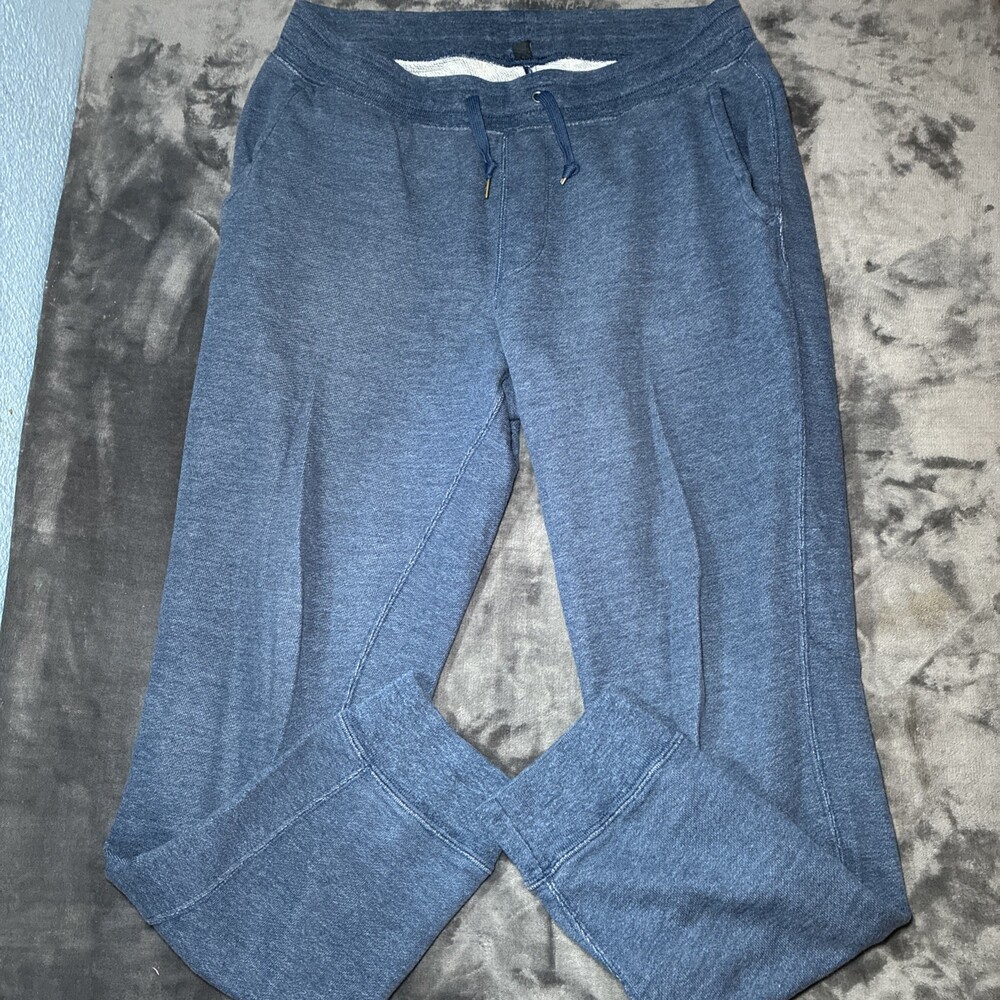 UNIQLO Men's Heather Blue Sweatpants Jogger Loungewear Elastic Waist L